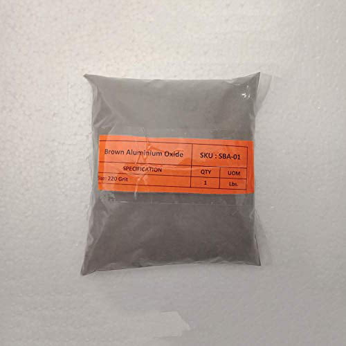 10 LBS Brown Aluminum Oxide Sand Blasting Abrasive 220 Grit Air Erasor 