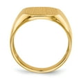 thumbnail image 2 of 14K Yellow Gold Ring Band Signet 15.5x13.5mm Open Back Men's, Size 9, 2 of 5