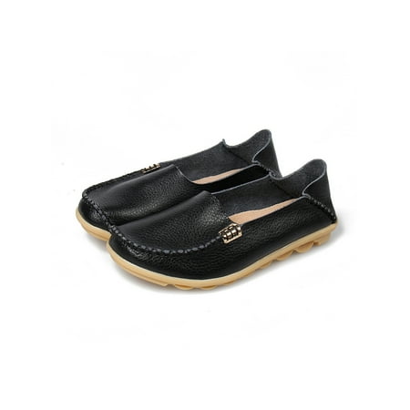 

UKAP Women s Comfort Walking Flat Loafer Casual Round Toe Moccasins Comfortable Driving Shoes