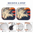 thumbnail image 3 of Yiaed American Bald Eagle A Print Car Front Windshield Sun Shade,Foldable Anti-UV Car Sunshade for Front Window for Most Vehicles-Large, 3 of 5