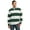 Forest Grn/Wht, variant on Sport Tek Adult Male Men Stripe Long Sleeves Rugby Polo Forest Grn/Wht X-Small