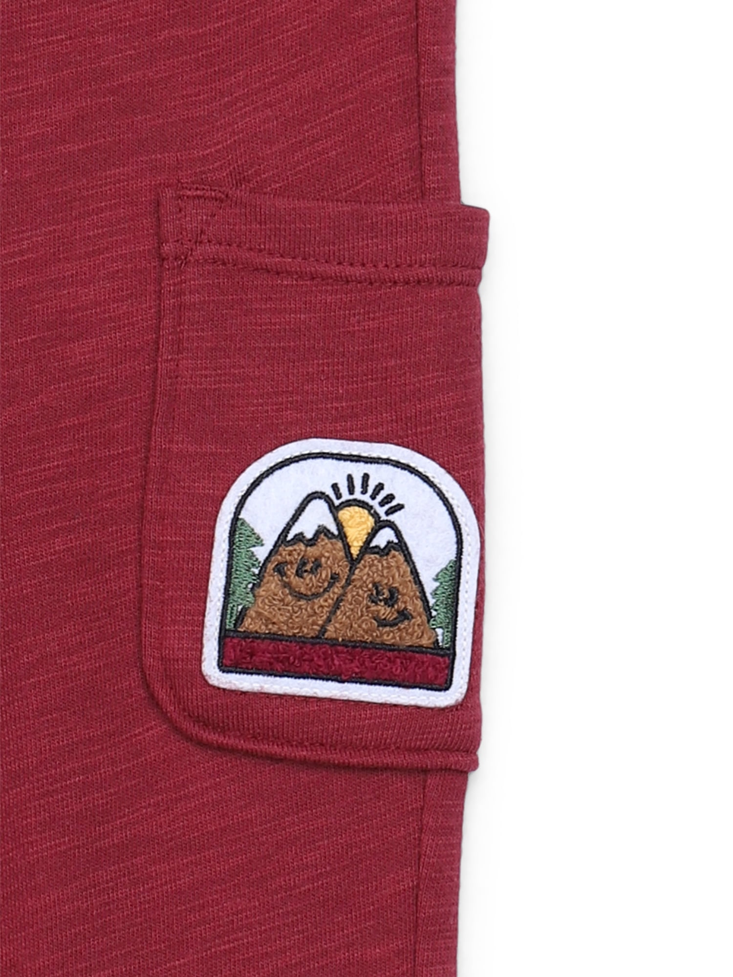 Garanimals Baby Boy Slub French Terry Cloth Cargo Pants, 0M-24M