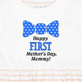 thumbnail image 4 of Inktastic Happy First Mother's Day, Mommy Bow Tie Girls Baby Dress, 4 of 5