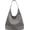 Grey, variant on Stylish Women Tote Bag Fashion Shoulder Bag Large Capacity Casual Versatile Soft Velvet Lining Commuter Bag Fall Winter