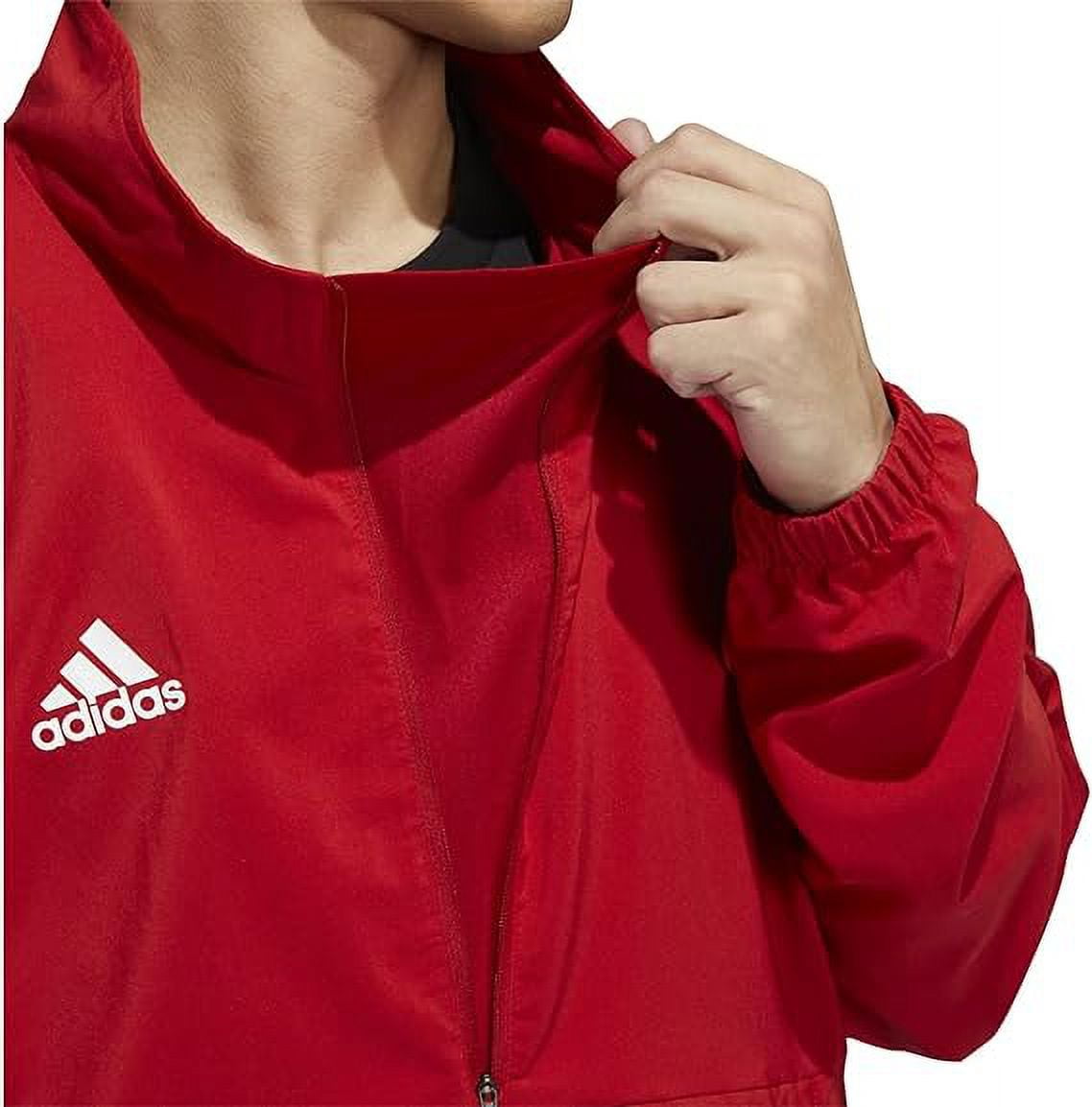 Adidas Mens Stadium 1/4 Zip Woven Long Sleeve HE7268 Team Power Red L