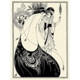 thumbnail image 2 of Beardsley, Aubrey 11x14 Black Modern Framed Museum Art Print Titled - Salome 1894 - Peacock skirt, 2 of 4