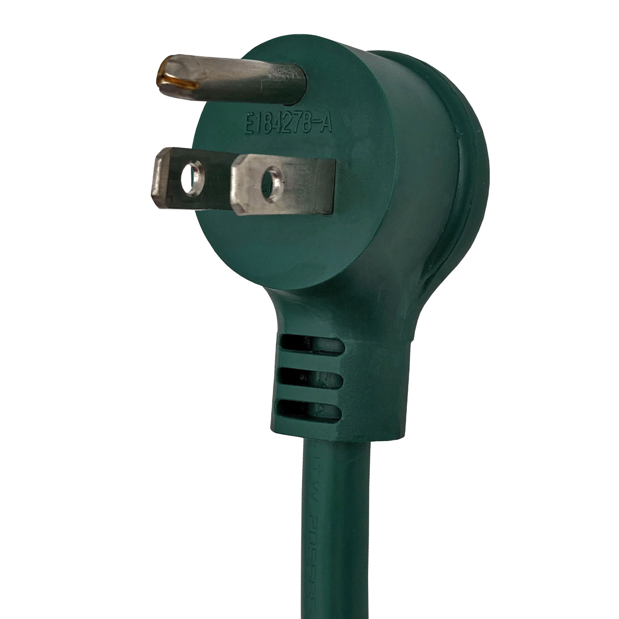 13 Amp 125 Volt Rainproof Triple Tap In-Line GFCI w/ Right Angle Plug