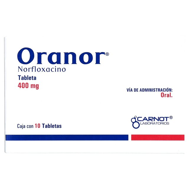 Oranor 400 Mg 10 Tabletas