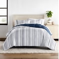 thumbnail image 2 of Juego de Edredón Ultrasuave para Todas las Estaciones, Ropa de Cama Alternativa en Rayas de Granja para Tamaño Individual/Individual XL de Comfort Canopy, 2 of 13