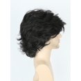 thumbnail image 4 of Peluca LeMarnia para hombre de los 70, negra, corta, ondulada, esponjosa, para Halloween, 4 of 6