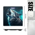 thumbnail image 2 of Bathroom Scale, Highly Accurate Digital Body Scale,Precisely Measures Weight up to 400 lbs-Fantasy Art Of Angry Wolf Howling In The Night, 2 of 4