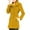 Yellow, variant on Herrnalise Jackets For Women Casual Turndown Neck Winter Qutwear Pocket Gradient Solid Hoodless Regular Long Sleeve Shackets For Women 2024 fall Black,XXL