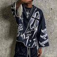 thumbnail image 3 of Sudadera holgada de manga larga para hombre, suéter con estampado de gran tamaño, estilo retro americano, hip-hop, Harajuku, Y2k, informal, a la moda, novedad, 3 of 5