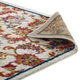 thumbnail image 4 of Modway Entourage Azami Floral Lattice Area Rug in Ivory/Blue/Orange/Yellow/Red, 4 of 7