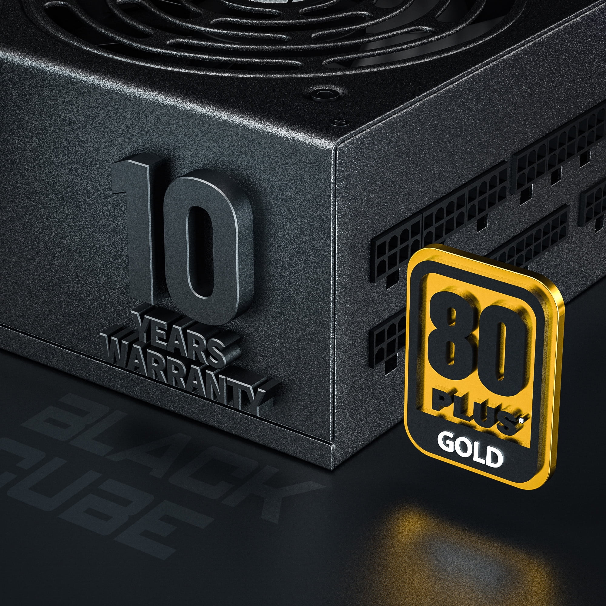 ARESGAME Power Supply 850W, 80+ Gold Certified, Fully Modular, ATX Gaming PSU, 10 Year Warranty (AGT850)