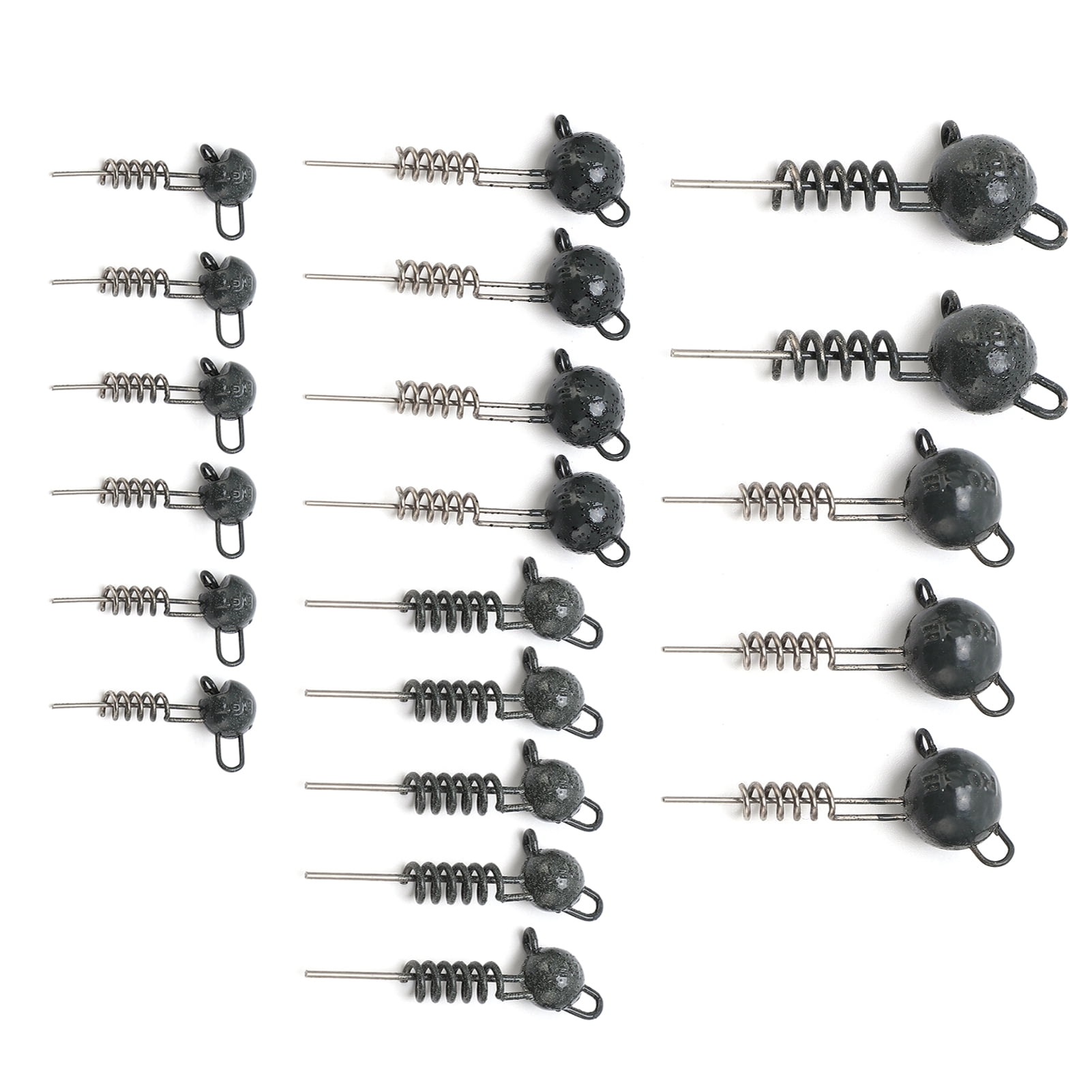 5‑20g Durable Fish Head Hooks with Round Jig Head High Quality Fishing Accessories