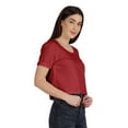 thumbnail image 3 of Inkmeso Regular Street Style Crop Top Scoop Neck Tee For Womens Cotton Tshirt, 3 of 7