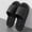 Black, variant on Womens EVA Recovery Slide Sandals Massage Footbed Non Slip Waterproof Shower Sandals with Drainage Holes Green,Size 44-45