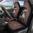thumbnail image 3 of XYZCANDO Wild Pig Car Seat Covers 2 Pcs Car Seat Cover Protector Front Seats Removable Automotive Accessories Easy Installation Universal Fit for Most Cars SUVs and Sedans, 3 of 7