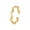 J03014 Gold, variant on Womens Stainless Steel U Shaped Wave Ring Simple Geometric Design for Women Minimalist Fashion Jewelry Mobius Band Ring