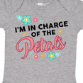thumbnail image 4 of Inktastic Flower Girl I'm in Charge of The Petals Girls Baby Bodysuit, 4 of 5