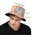 thumbnail image 3 of ZICANCN Spring Butterfly Flowers Bucket Hat, Unisex Print Double-Side-Wear Bucket Hat for Golf Fishing Beach Outdoor, 3 of 5