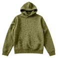 thumbnail image 3 of Leopard Hoodie for Women Oversized Y2k Print Hoodies Pullover Casual Trendy Hooded Fall Sweatshirts with Pockets(Army Green,XXL), 3 of 3