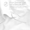 thumbnail image 4 of Superior Egyptian Cotton Duvet Cover Set, Full/ Queen, White, 4 of 8