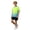 Green-1, variant on Odeerbi Kids Boys Girls Athletic Sports Outfit Set Quick Dry Breathable Mesh Soccer Football Training Uniform for 1-14 Years