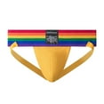 thumbnail image 4 of Midsumdr Mens Briefs Workout Straps Male Underpants Athletic Supporter,Sexy Rainbow Briefs G-Strings , Hollow-carved Design Sexy Double Thong Panties Hip Lift Low Waist Briefs Gay Pride Stuff, 4 of 4