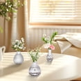 thumbnail image 6 of Bud Vase, Mini Vases for Flowers, Small Vintage Glass Vase for Centerpieces, Cute Clear Bud Vases for Home, Flower, Wedding Decorations, Style H, 6 of 7
