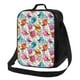 thumbnail image 1 of Disketp Skulls and Roses Bolsa Térmica Estampada para Almuerzo, Lonchera para Hombres y Mujeres Adultos, 1 of 7