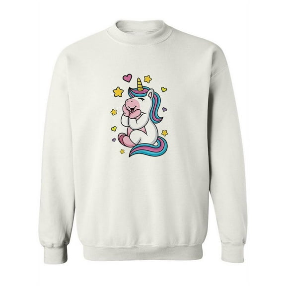 Adorable Unicorn Sweatshirt Women -SPIdeals Designs, Female XX-Large