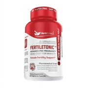 Fertility Supplements for Women to Help Pregnancy & Better Conception + Prenatal Vitamins - Aid Ovulation, Regulate Your Cycle, Balance Hormones with Folate Folic Acid Pills 60 Capsules