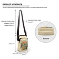 thumbnail image 6 of HELLHERO Easter Egg Daisy Small Crossbody Purse Polyester Double-layer Crossbody Bags for Outdoor Travel Daily Use, 6 of 6