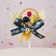 thumbnail image 5 of 10 adornos navideños para pasteles, corona navideña 3D con lazo, ideales para decorar cupcakes y fiestas (estilo aleatorio)., 5 of 7