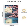 thumbnail image 2 of Nawypu  Cherry Blossom Moon Lake Landscape Framed Canvas Wall Art Japanese Aesthetics Floral Art Print for Living Room, Bedroom, Kitchen and Office Decor, 2 of 5