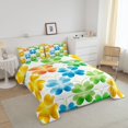 thumbnail image 2 of YST Fleurs Colorées Décorations Florales Literie Grand Lit, Décor Maison Moderne Abstrait, 2 of 5