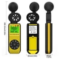 thumbnail image 2 of 881W Air Anemometer RPM Meter Wind Digital Tachometer Handheld 4 in 1 Wind Speed Meter with Humidity Temperature Test, 2 of 5