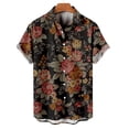 thumbnail image 4 of Mens Printed Hawaiian Shirts Short Sleeve Button Down Beach Shirts Shirt For Man Novelties 2023 Trend Men Shirts Black M, 4 of 4