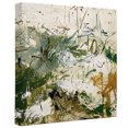 thumbnail image 2 of Abstract Nature Canvas Wall Art for Living Room Bedroom Bathroom, Vintage Minimalist Forest Green Brown Textured Canvas Art Wall Decor, Artwork for Walls Home Office Decor, 8"x8", 2 of 7
