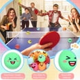 thumbnail image 4 of Pelotas de tenis de mesa ShinyRelief, 24 unidades, 4 cm, emoticonos multicolores, 4 of 7