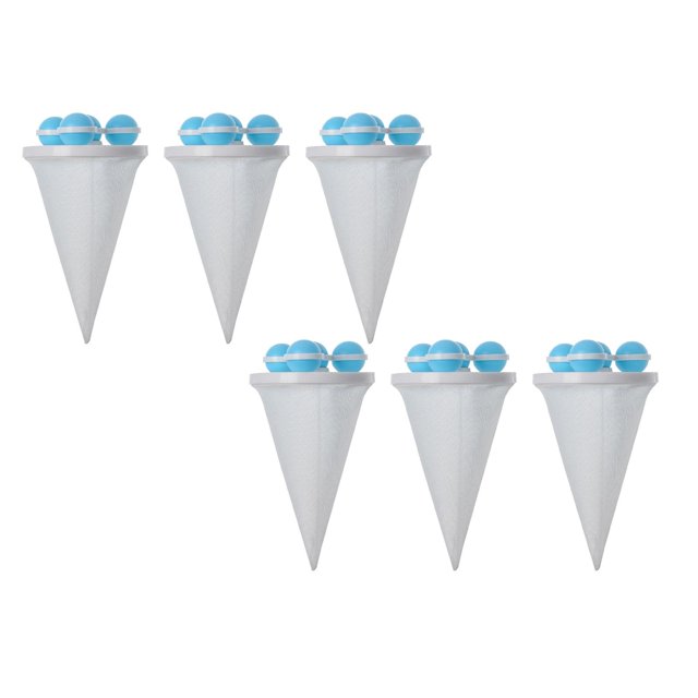 Oleegame 2PC Floating Hair Filtering Mesh Removal 2024 New Pet Hair Remover Lint Catcher For Laundry Reusable Washing Machine Hair Catcher Tool Washing Machine Floating Lint Mesh Bag(Blue 3pc