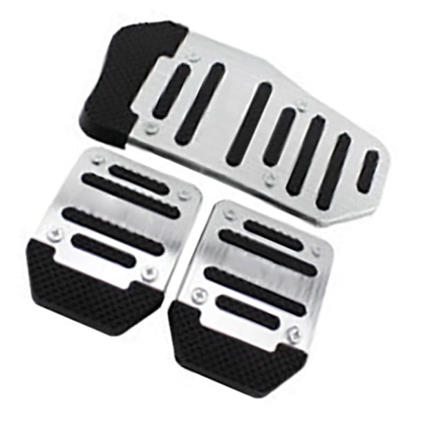 Funda para pedales de coche, 3 piezas, juego de pastillas para pedales de freno, pastillas para pedales de acelerador, fabricadas por expertos