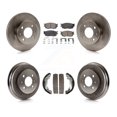 thumbnail image 1 of Transit Auto Front Rear Disc Brake Rotors Semi-Metallic Pads and Drum Kit for Car 2006 Hyundai Accent Hatchback To 09 30 05 K8F-103301, 1 of 11