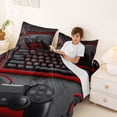 thumbnail image 3 of Erosebridal Modern Video Game Bed Sheets,Kids Game Controller King Sheets For Console Gamer 4 Pieces, 3 of 6