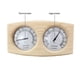 thumbnail image 2 of Termómetro de sauna 2 en 1 Termómetro higrómetro de madera Termómetro Higrómetro Accesorios de sauna de vapor, 2 of 5