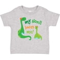 thumbnail image 3 of Inktastic My Nona Loves Me Grandson Dinosaur Boys Toddler T-Shirt, 3 of 5