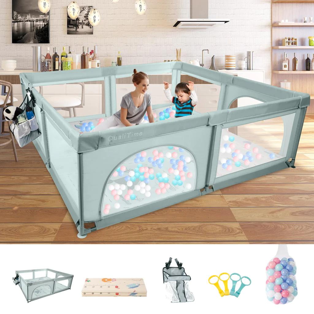Baby Playpen Playard Kit for Toddler Extra Large & Reliable Play