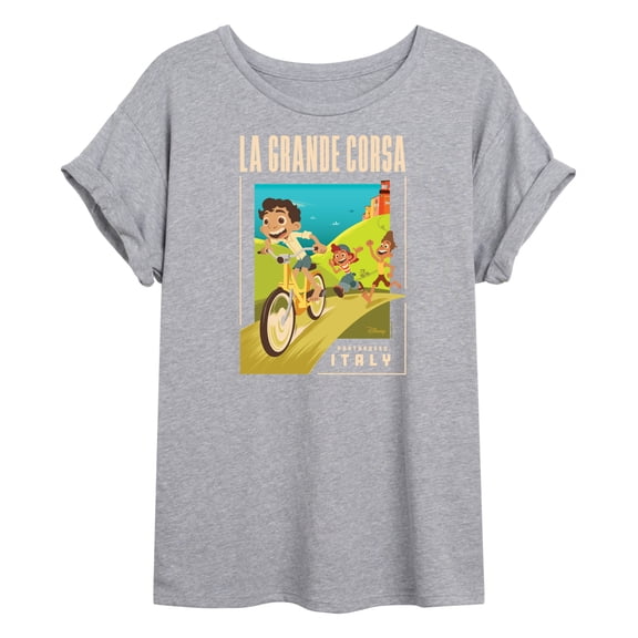 Luca - La Grande Corsa Postcard - Juniors Ideal Flowy Muscle T-Shirt